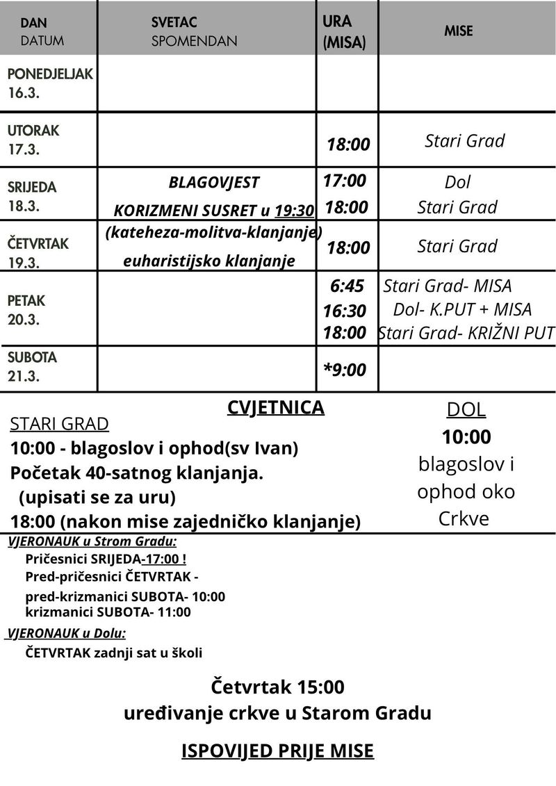 260322 Župne obavijesti