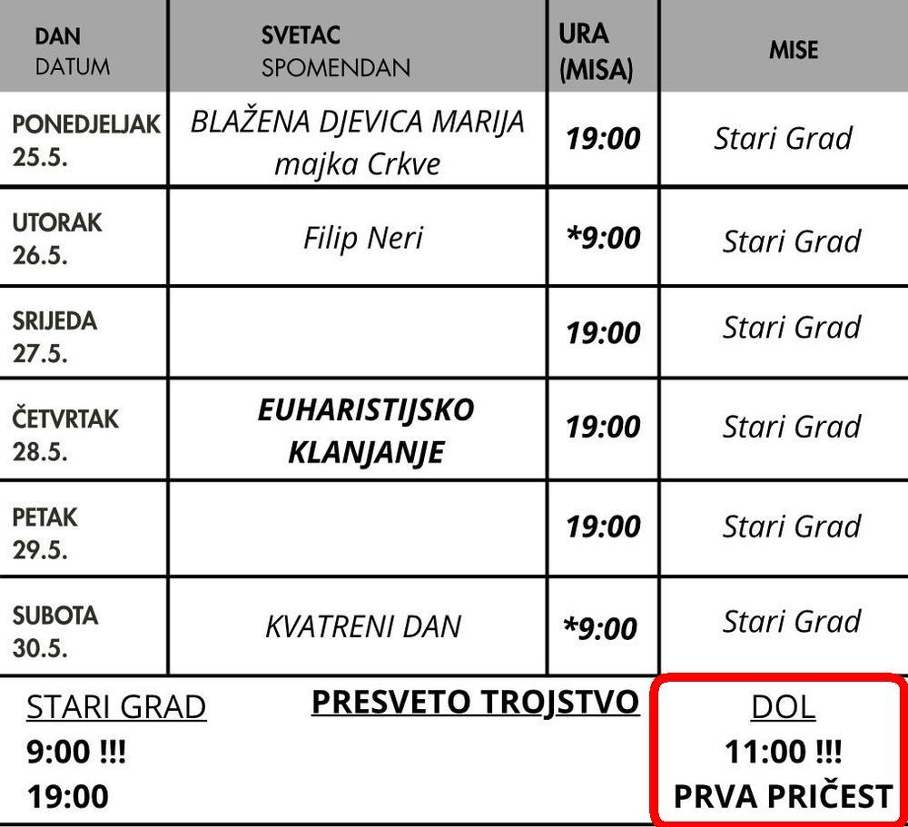 260524 Župne obavijesti